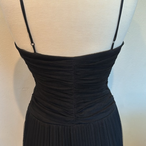 Vintage Betsey Johnson Black Tulle Dress, Midi, Pleated, Size 8, EUC! Hoco!! - Picture 6 of 11